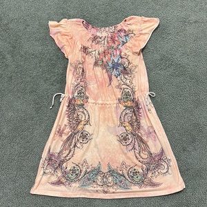 MM Couture by Miss Me Colorful Bird Dress